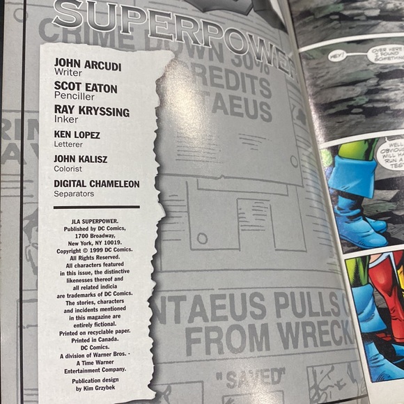JLA Superpower (1999) - DC Comics Graphic Novel - Picture 5 of 9